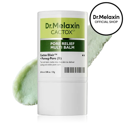 🌵CACTOX PORE RELIEF MULTI BALM with Cactus Cooling Reduce Puffiness & Pore Tightening for Visible Pore Care Skin Repair