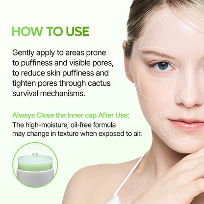 🌵CACTOX PORE RELIEF MULTI BALM with Cactus Cooling Reduce Puffiness & Pore Tightening for Visible Pore Care Skin Repair