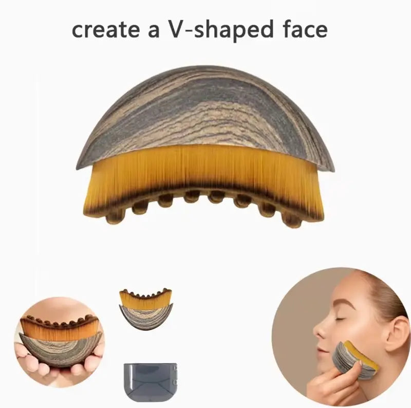 Final 3 hours 30%off:Reduce Face & Neck Puffiness in Minutes – Lymphatic Massage Brush for a Sculpted Look