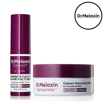 Dr. Melaxin Calcium Volume Balm + Eye Patch (60pcs) | Firm & Repair