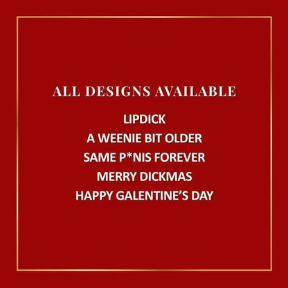 Cilifer Merry Dickmas Funny Lipstick Holiday Collection