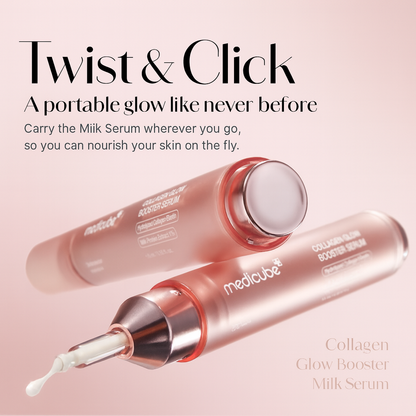 Collagen Glazed MilkyGlow Wrapping Mask (20-Min Use) + Collagen Glow Booster MilkSerum