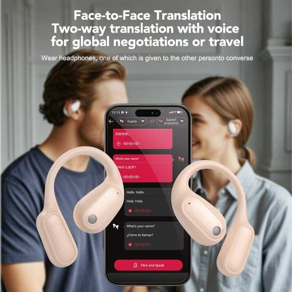 🔥Hot Sale 60% OFF🔥Translation Earbuds, Supports Real-Time Translation in 134 Languages With APP, Bluetooth 6.0 Earphones