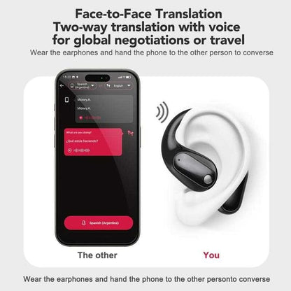 🔥Hot Sale 60% OFF🔥Translation Earbuds, Supports Real-Time Translation in 134 Languages With APP, Bluetooth 6.0 Earphones