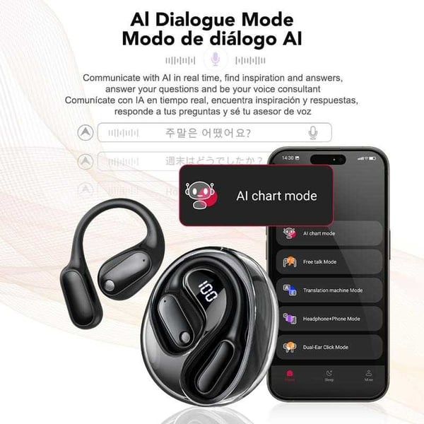 🔥Hot Sale 60% OFF🔥Translation Earbuds, Supports Real-Time Translation in 134 Languages With APP, Bluetooth 6.0 Earphones